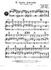 télécharger la partition d'accordéon ''A''- You're adorable (The alphabet song)   au format PDF