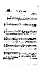 télécharger la partition d'accordéon CAROLINA au format PDF