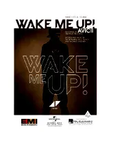 télécharger la partition d'accordéon Wake me up! au format PDF