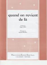 télécharger la partition d'accordéon quand on revient de la  au format PDF