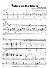 télécharger la partition d'accordéon Riders on the storm (Pop Rock) - The Doors  - (2 acc) au format PDF