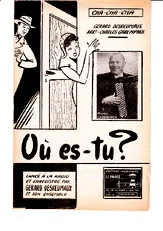 télécharger la partition d'accordéon Où es-tu ? au format PDF