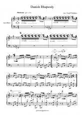 télécharger la partition d'accordéon Danish Rhapsody au format PDF