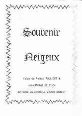 télécharger la partition d'accordéon Souvenir neigeux au format PDF