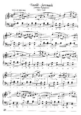 télécharger la partition d'accordéon Toselli - Serenade au format PDF