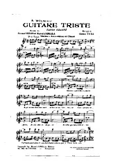 télécharger la partition d'accordéon GUITARE TRISTE au format PDF