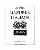 télécharger la partition d'accordéon MAZURKA ITALIANA au format PDF