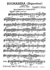 télécharger la partition d'accordéon Buona sera Signorina  /Schuffle Tempo / (Fisarmonica au format PDF