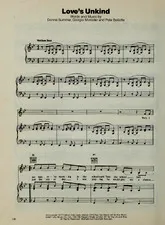 télécharger la partition d'accordéon Love's unkind au format PDF