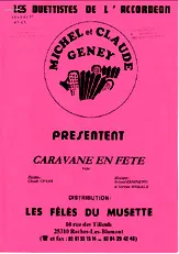 télécharger la partition d'accordéon CARAVANE EN FÊTE au format PDF