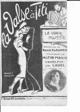 télécharger la partition d'accordéon La Valse à Titi (ou la vraie musette) au format PDF