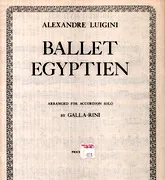 télécharger la partition d'accordéon Ballet Egyptien au format PDF