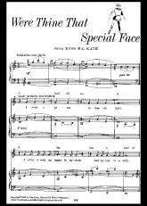 télécharger la partition d'accordéon Where thine that special face au format PDF