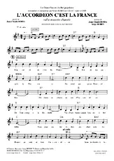 télécharger la partition d'accordéon L'ACCORDEON C'EST LA FRANCE  ( autre version ) au format PDF