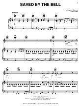 télécharger la partition d'accordéon Saved By The Bell (1969) au format PDF