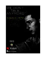 télécharger la partition d'accordéon We don't talk anymore au format PDF