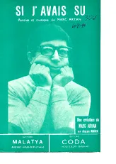 télécharger la partition d'accordéon Si j'avais su au format PDF