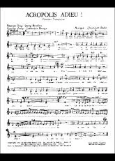 télécharger la partition d'accordéon Acropolis Adieu (Chant : Mireille Mathieu) au format PDF