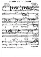 télécharger la partition d'accordéon Adieu jolie Candy (Arrangement : Michel Berger) (Chant : Jean-François Michaël) au format PDF