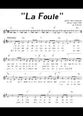 télécharger la partition d'accordéon La Foule (Arrangement : Pierre Boinay) au format PDF