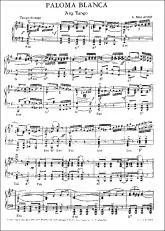 télécharger la partition d'accordéon Paloma Blanca (Tango) au format PDF