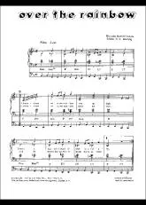 télécharger la partition d'accordéon Over the rainbow au format PDF