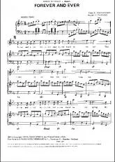 télécharger la partition d'accordéon Forever and ever (Chant : Demis Roussos) au format PDF
