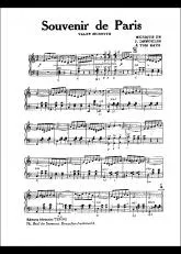 télécharger la partition d'accordéon Souvenir de Paris (Valse Musette) au format PDF