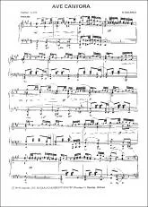 télécharger la partition d'accordéon Ave cantora (Tango Tipico) au format PDF