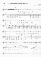 télécharger la partition d'accordéon La chanson des vieux amants au format PDF