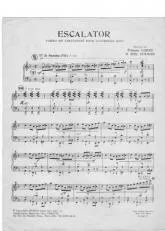 télécharger la partition d'accordéon Escalator (Samba) au format PDF