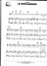 télécharger la partition d'accordéon La bouillabaisse (Chant : Fernandel) au format PDF