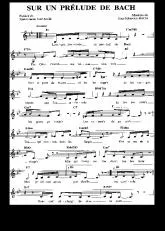 télécharger la partition d'accordéon Sur un prélude de Bach au format PDF