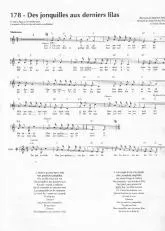 télécharger la partition d'accordéon Des jonquilles aux derniers lilas (Chant : Hugues Aufray) au format PDF