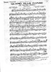 télécharger la partition d'accordéon Quand elle danse (Me voy pa'l pueblo) (Boléro Mambo) au format PDF