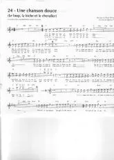 télécharger la partition d'accordéon Une chanson douce (Le loup La biche et le chevalier) au format PDF