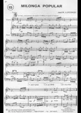 télécharger la partition d'accordéon Milonga Popular (Tango) au format PDF