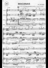 télécharger la partition d'accordéon Macanas (Tango) au format PDF