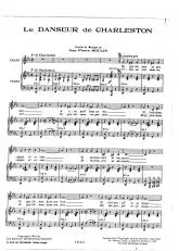 télécharger la partition d'accordéon Le danseur de charleston au format PDF