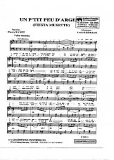 télécharger la partition d'accordéon Un p'tit peu d'argent (Fiesta Musette) (Valse Musette) au format PDF