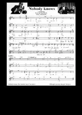 télécharger la partition d'accordéon Nobody knows au format PDF