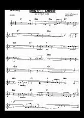 télécharger la partition d'accordéon Mon seul amour (Les serpents noirs) (Boléro) au format PDF