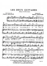 télécharger la partition d'accordéon Les deux guitares au format PDF