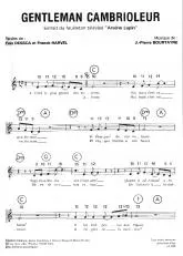 télécharger la partition d'accordéon Gentleman Cambrioleur (Du feuilleton télévisé : Arsène Lupin) (Chant : Jacques Dutronc) au format PDF