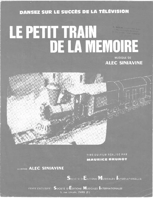 télécharger la partition d'accordéon Le petit train de la mémoire (Le petit train) au format PDF