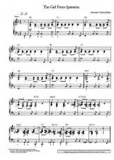 télécharger la partition d'accordéon The girl from Ipanema au format PDF