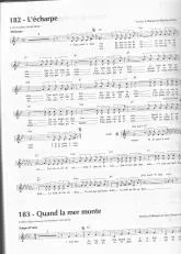 télécharger la partition d'accordéon L'écharpe (Maurice Fanon) + Quand la mer monte au format PDF