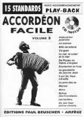 télécharger la partition d'accordéon Accordéon Facile (15 Standards) (Volume 2) au format PDF