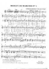 télécharger la partition d'accordéon Medley de marches n°1 au format PDF