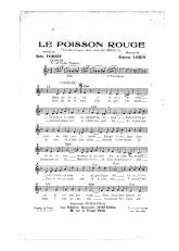 télécharger la partition d'accordéon Le poisson rouge (Chant : Bourvil) (Valse) au format PDF